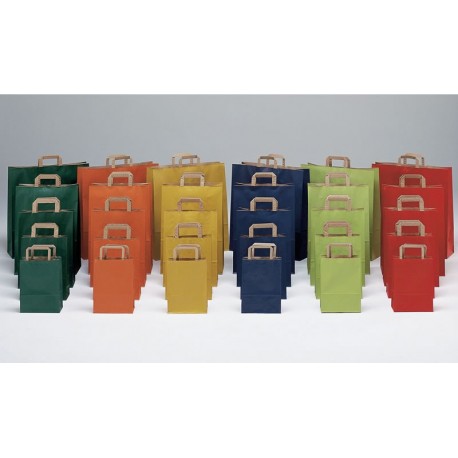 Bolsas de papel 45+15x49 de colores